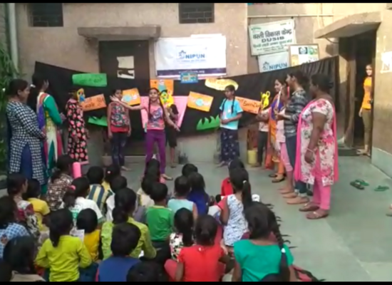 Vriddhikar volunteers celebrating World Environment Day